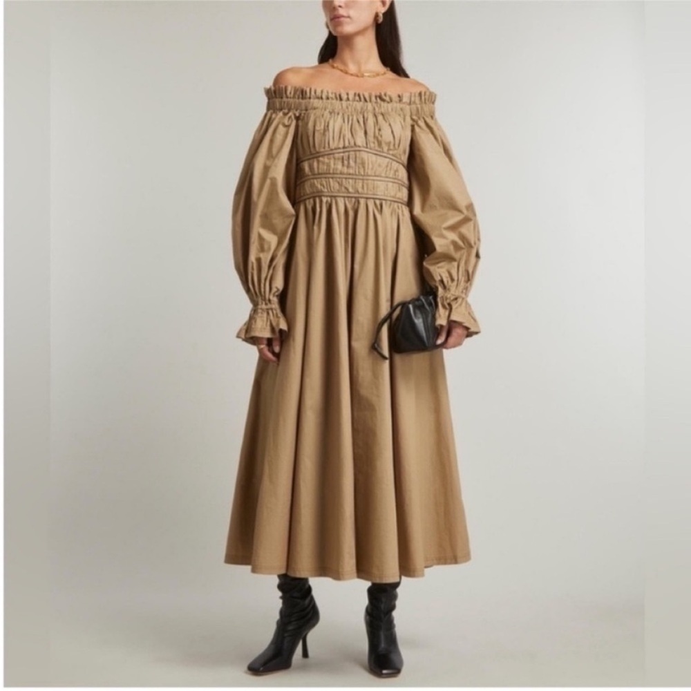 NWT Aje Wattle Off The Shoulder Midi Dress - Picture 4 of 8
